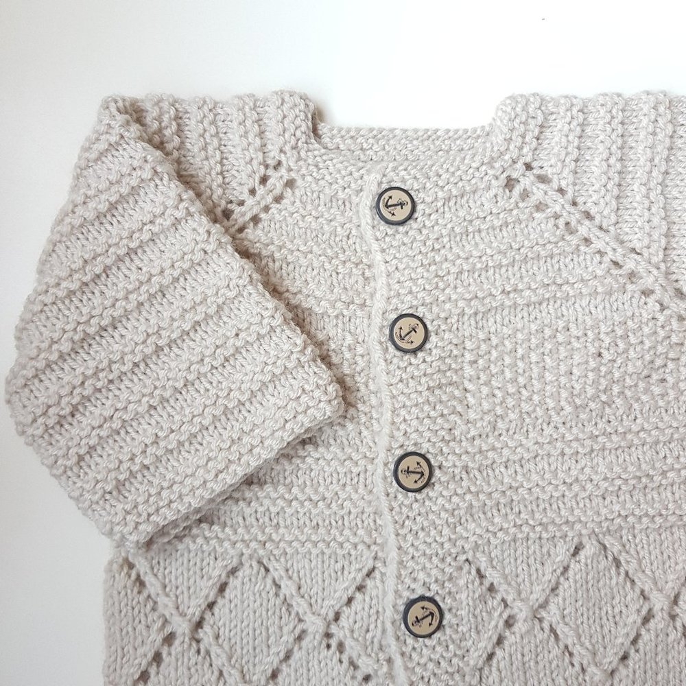 Baby Cardigan Sweater - Picture 3 of 5